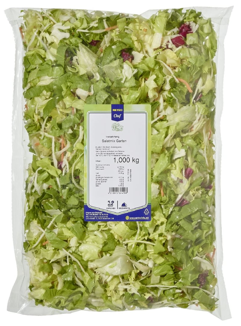 METRO Chef - Salatmischung Garten - 1 kg Beutel