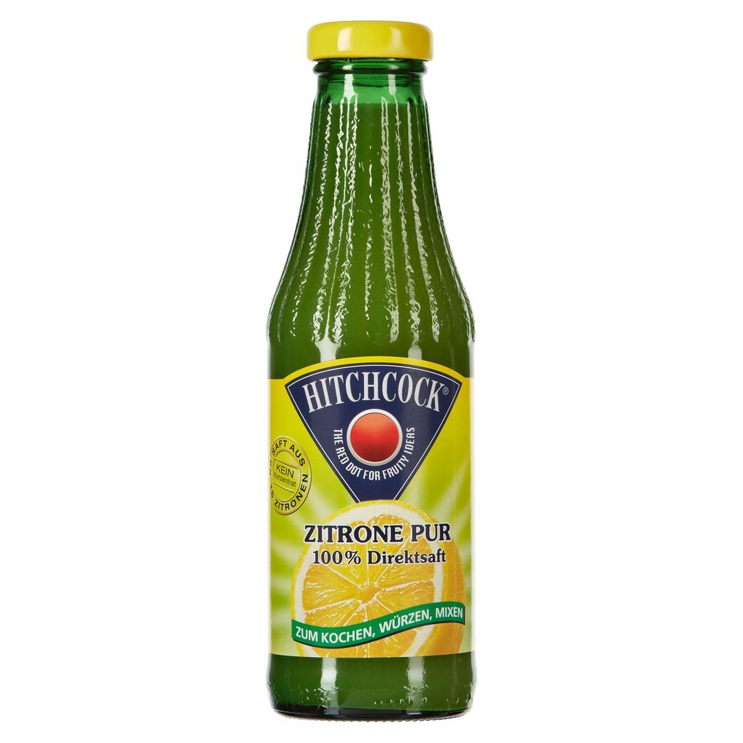 Hitchcock - Zitrone Pur 100 % Direktsaft 12 x 0,5 l Flaschen