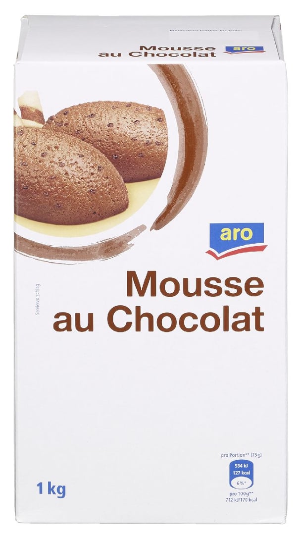 aro - Mousse au Choc Dessertcremepulver mit Raspelschokolade - 1 kg Packung