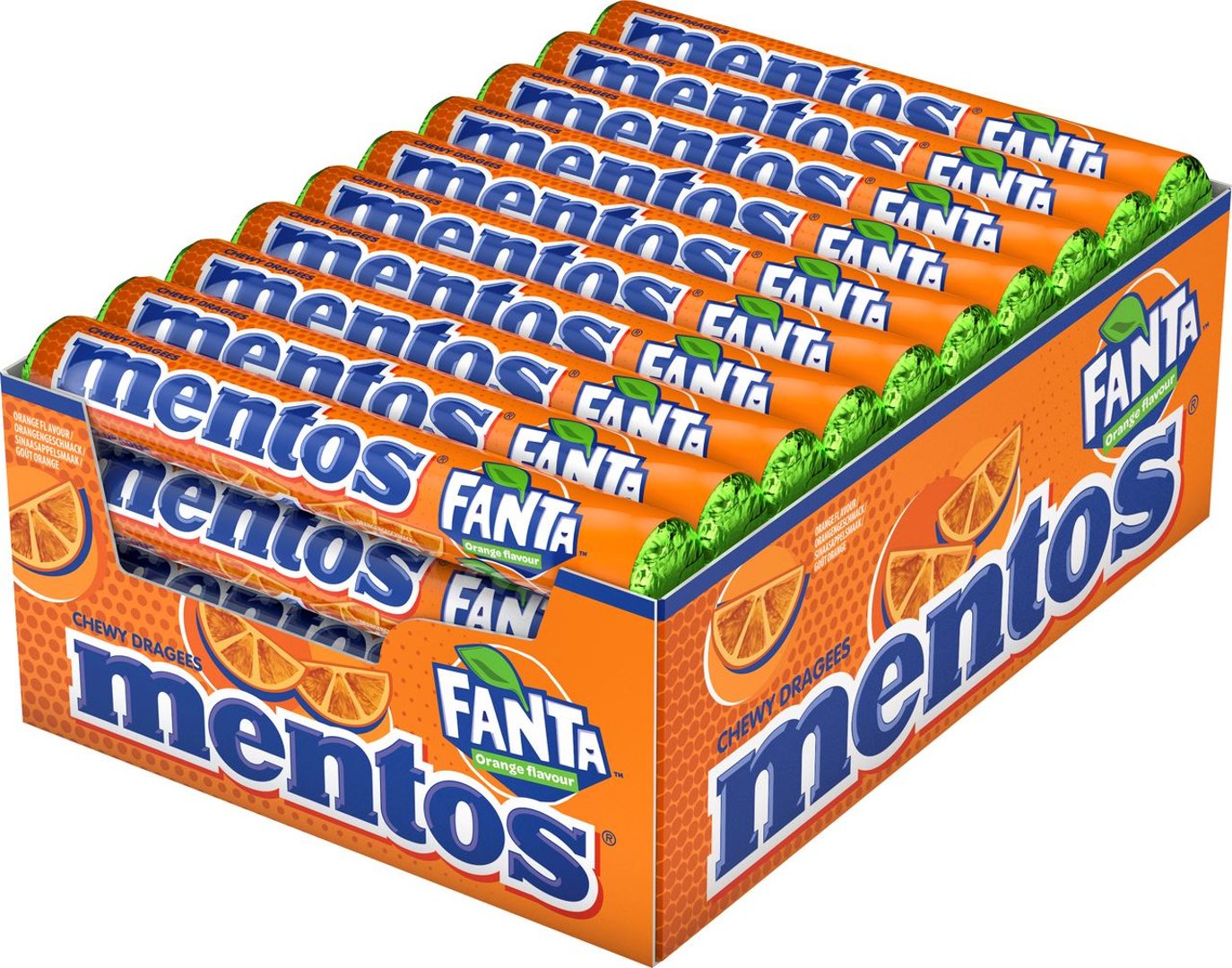 Mentos - Rolle Fanta - 40 x 38 g Packung