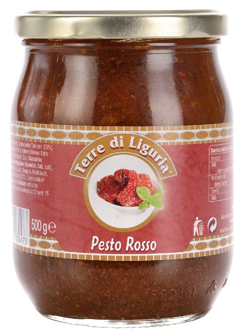 Terre di Liguria - Pesto Rosso - 1 x 500 g Tiegel