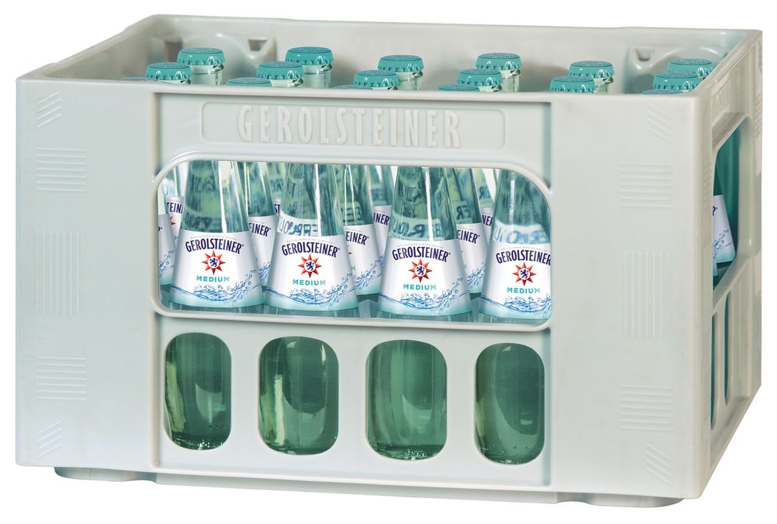 Gerolsteiner - Natürliches Mineralwasser Gourmet Medium 24 x 0,25 l Kästen