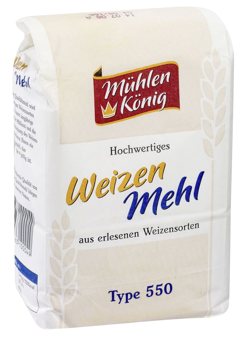 FRIEßINGER MÜHLE - Weizenmehl Type 550 - 10 x 1 kg Packungen