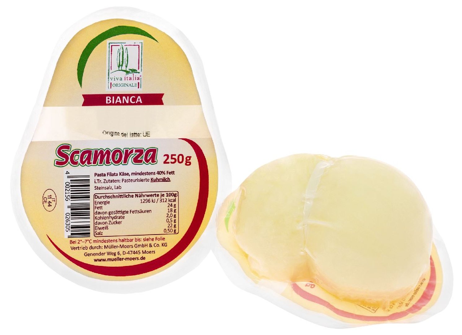 viva italia - Scamorza 40% Bianca - 250 g Stück