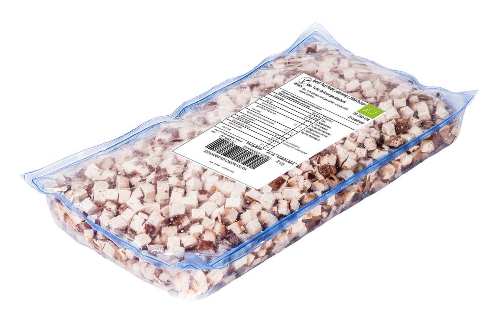 Berief - Bio Tofu Würfel geräuchert - 2 kg Packung