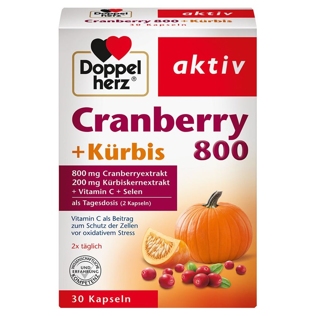Doppelherz Cranberry + Kürbis 30 Tabletten