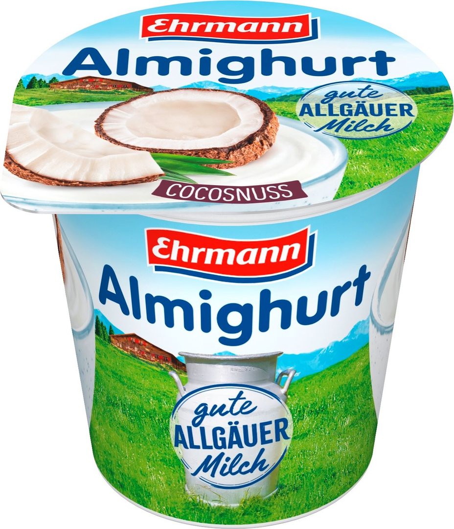 Almighurt - Fruchtjoghurt Cocosnuss 3,8 % Fett gekühlt - 150 g Becher