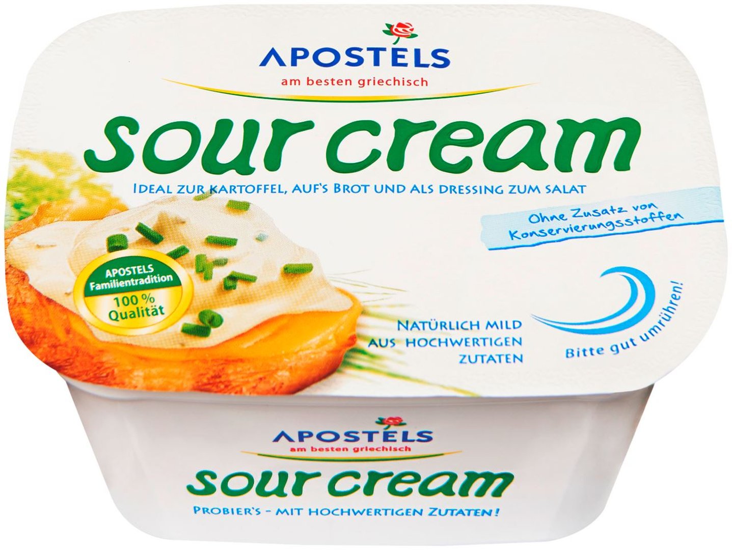 Apostels - Sour Cream 8 % Fett 250 g Becher