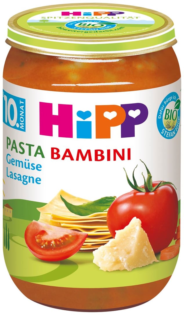 Hipp Menü Pasta Bambini-Gemüse-Lasagne - 220 g Packung