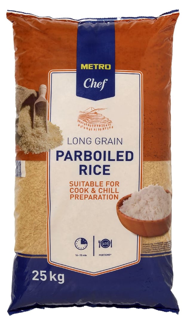 METRO Chef - Parboiled Reis, Langkorn - 25 kg Sack