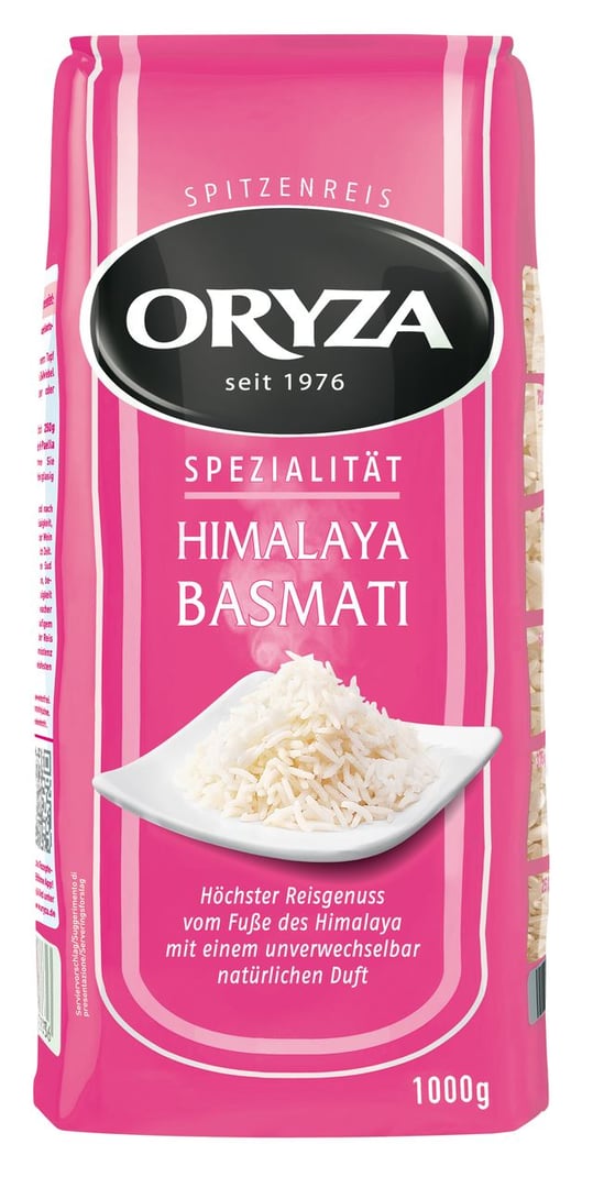 Oryza - Himalaya Basmati Reis - 1,00 kg Beutel