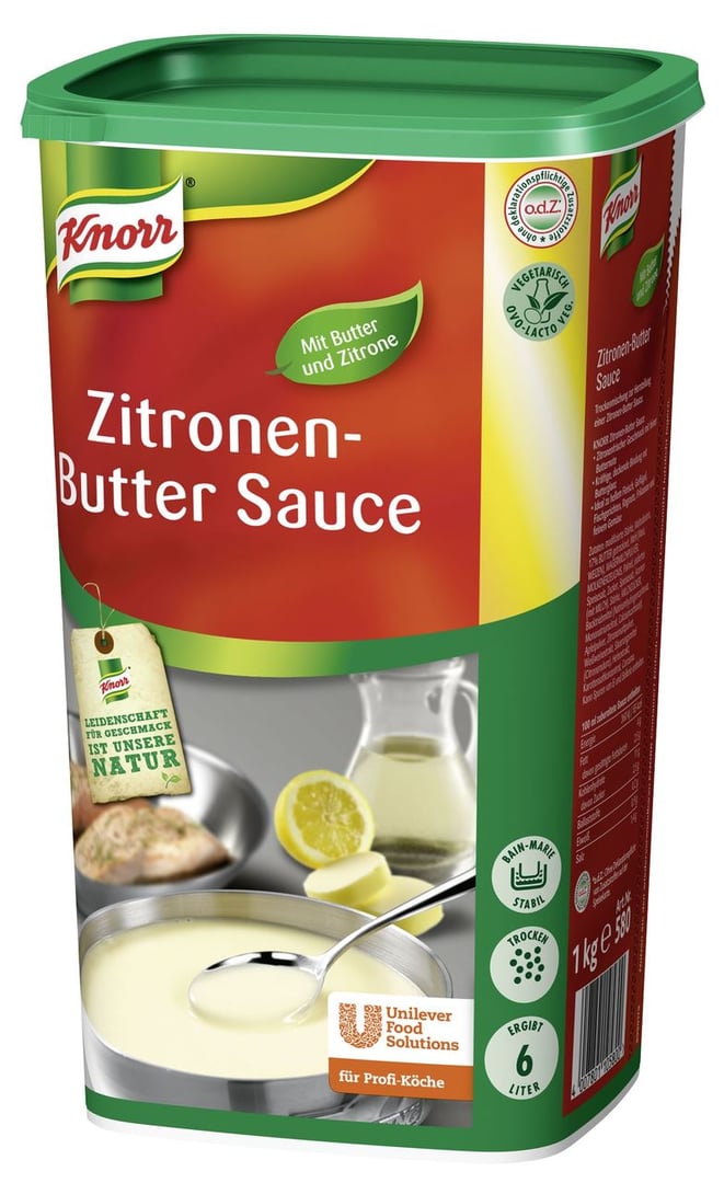 Knorr - Zitronen Butter Sauce - 6 x 1 kg Karton