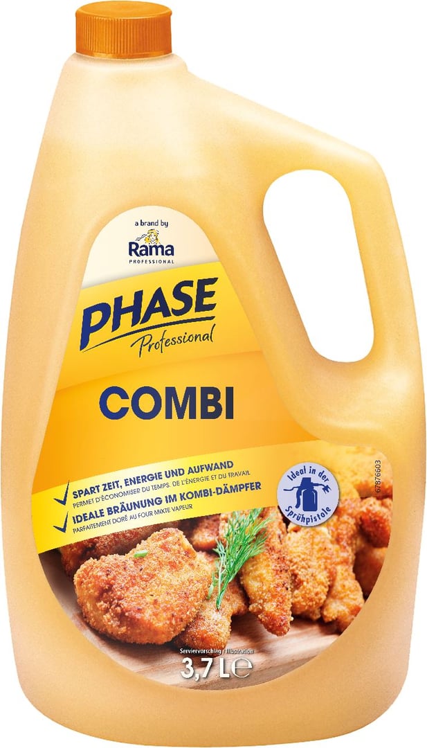 Phase - Combi flüssige Pflanzenölzubereitung 79 % Fett 3,7 l Flasche