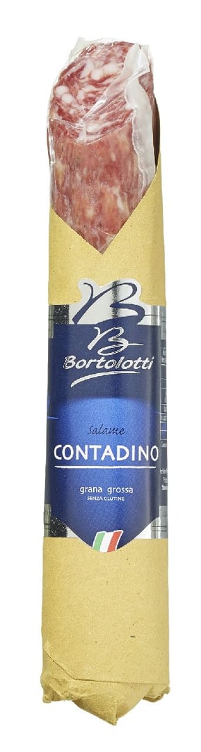 Bortolotti - Salame Contadino Schwein halbes Stück - 245 g Packung