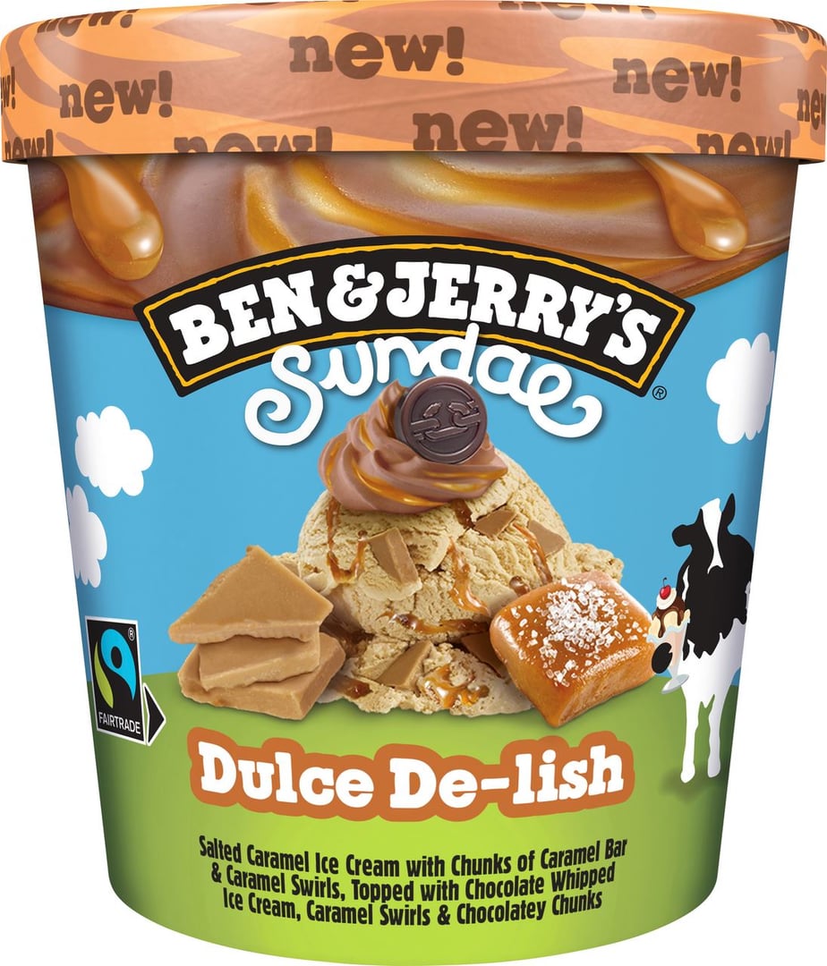 Ben & Jerry's Eiscreme Dulce De-lish tiefgefroren - 427 ml Becher