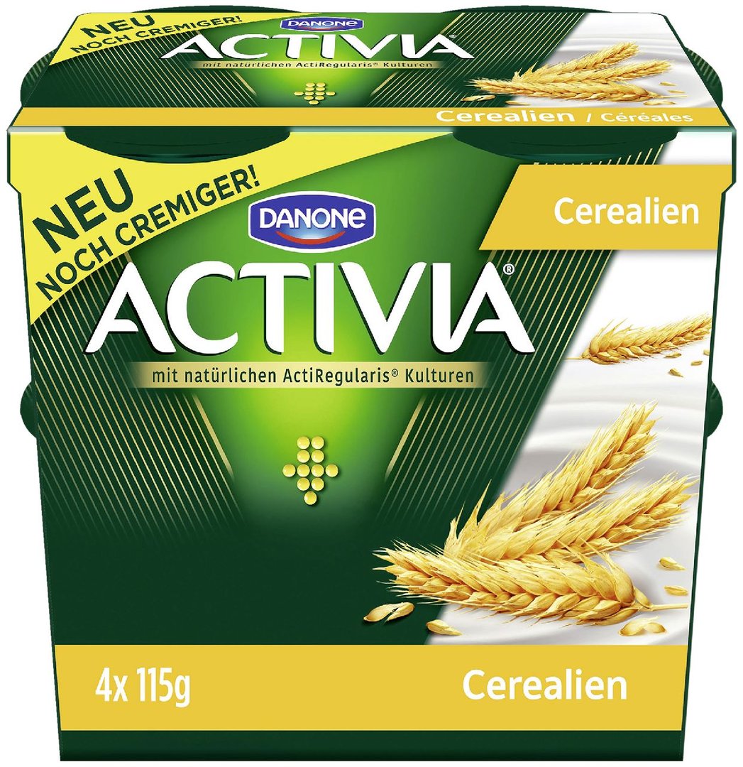 Danone - Activia Cerealien 3,5 % Fett im Milchanteil - 460 g Paar