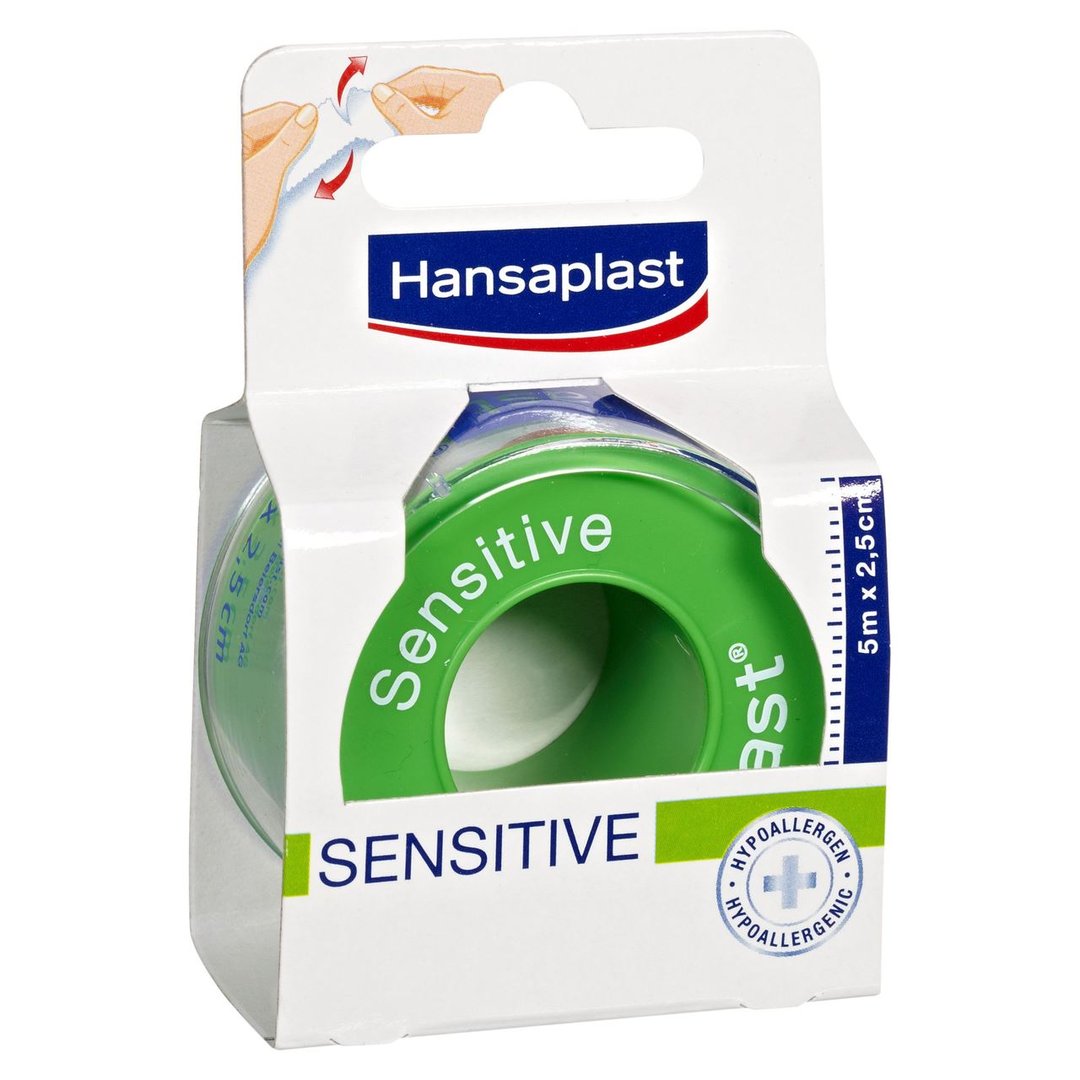 Hansaplast Sensitive Fixierpflaster 5 m x 2,5 cm Schachtel