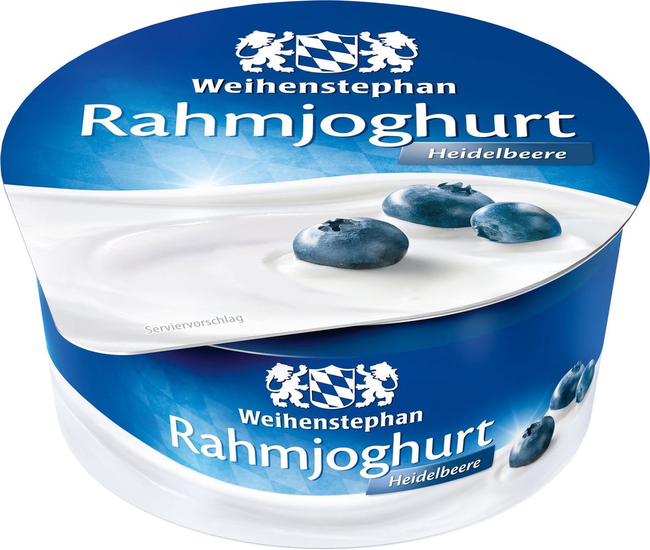 Weihenstephan - Rahmjoghurt Heidelbeere 10 % Fett im Milchanteil - 150 g Becher