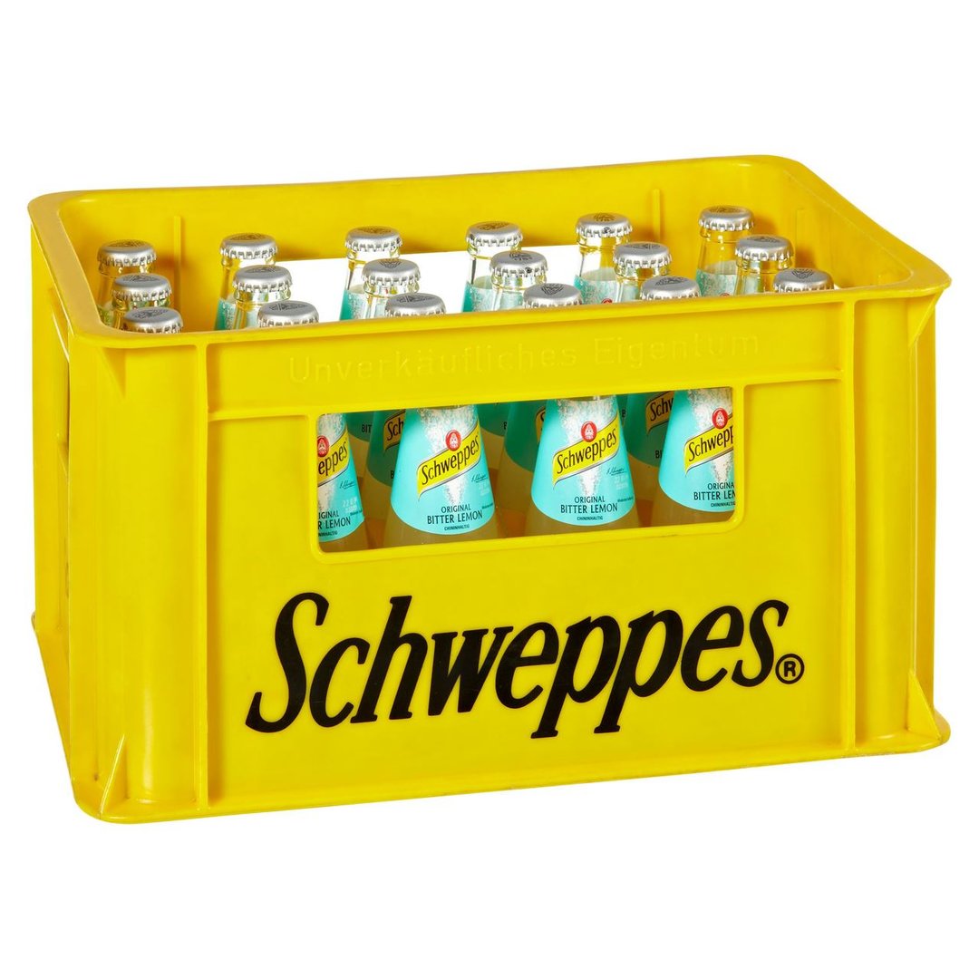 Schweppes - Original Bitter Lemon Glas - 24 x 0,20 l Flaschen