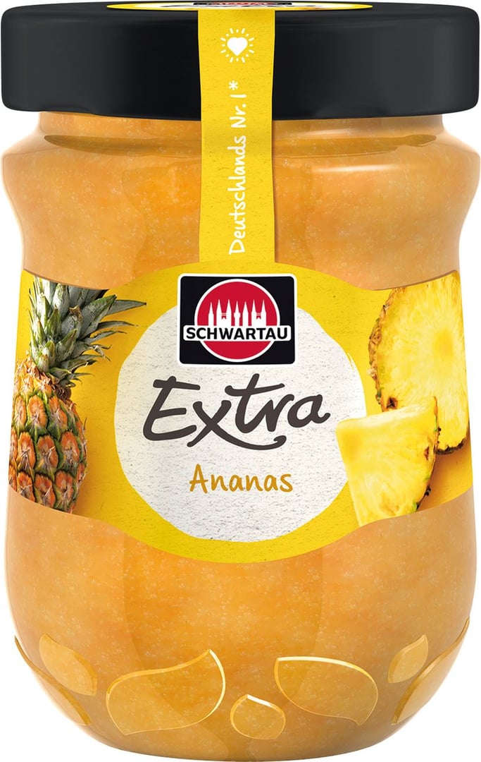 Schwartau Extra Ananas - 340 g Tiegel