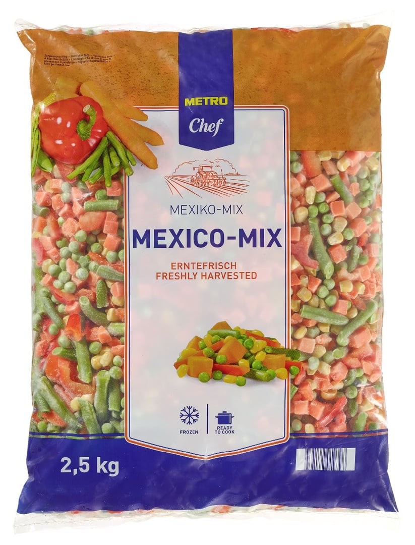 METRO Chef - Mexico Mix tiefgefroren - 2,5 kg Beutel