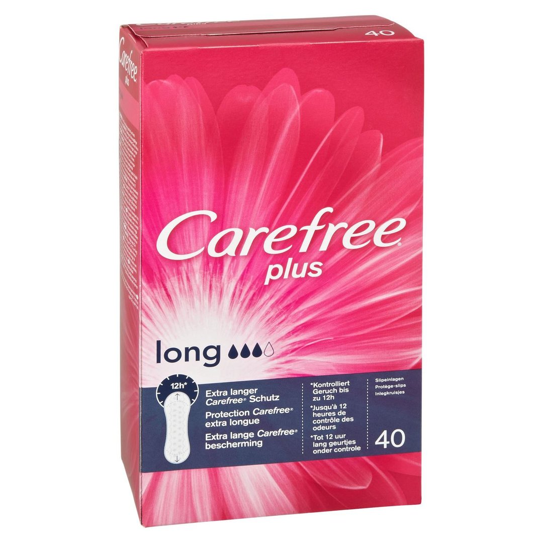 Carefree Plus Long Slipeinlagen 40 Stück