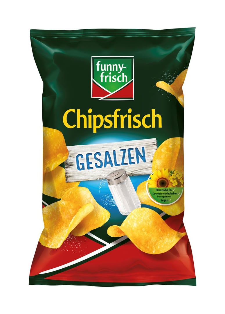 funny-frisch - Chipsfrisch Gesalzen - 150 g Beutel